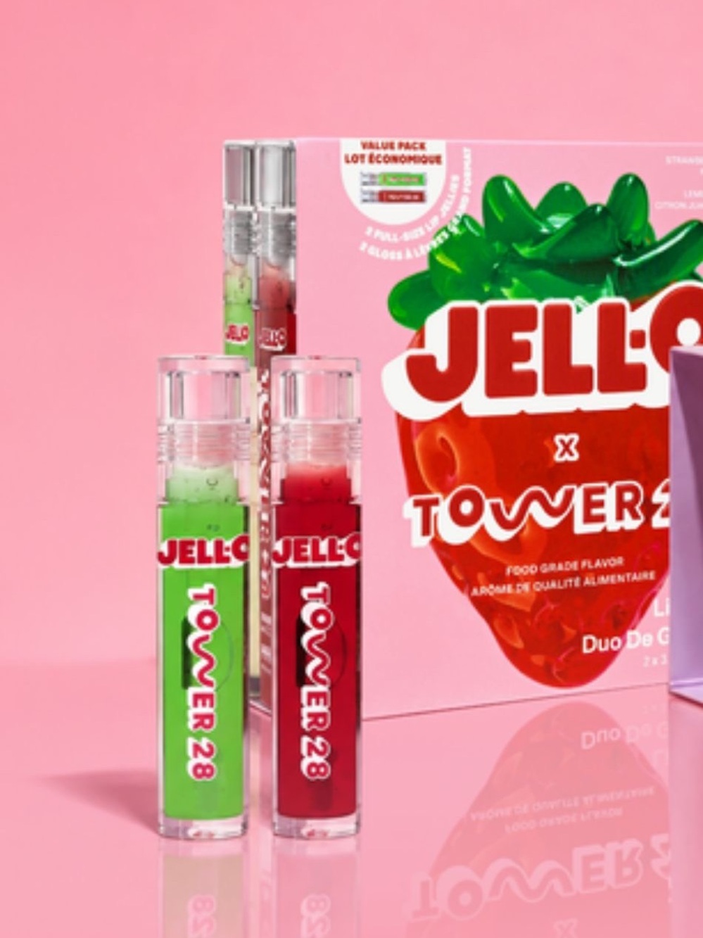 Lip Gloss Duo - Green & Red